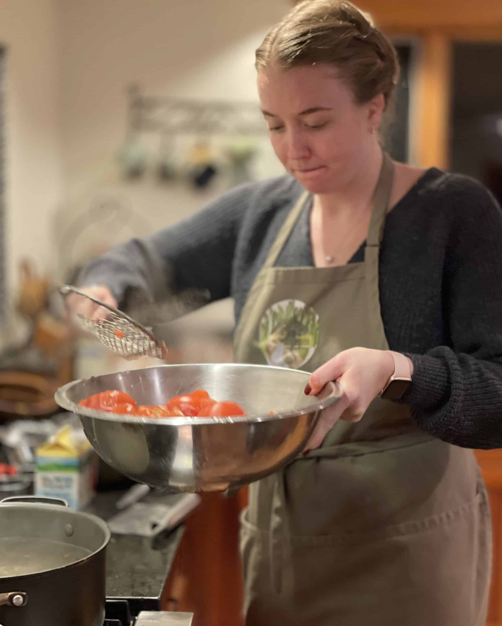 Cooking preparation for a special event at Odyssey Events.